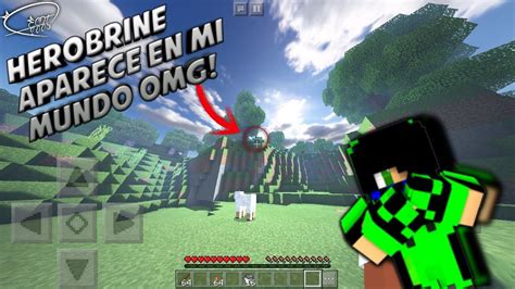 Como Invocar A Herobrine En Minecraft Pe Add On Youtube