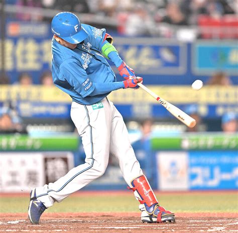 【画像】【日本ハム】4番・野村佑希が今季1号3ラン チーム1号に「ギリギリでしたが入ってくれて良かった」 ライブドアニュース