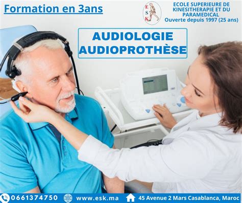 Audiologie Audioprothèse Esk École Supérieure De Kinésithérapie Et