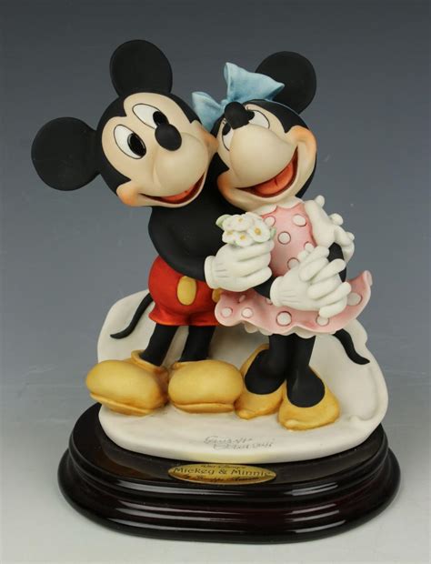 Sold Price Giuseppe Armani Disney Figurine Mickey And Minnie