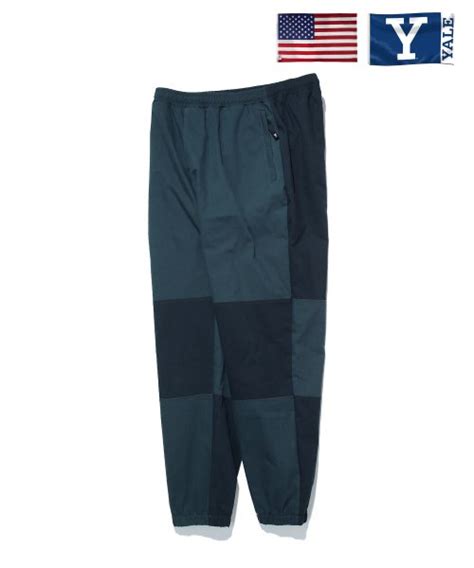 MUSINSA YALE WARM UP YACHT TRACK PANTS BLUE