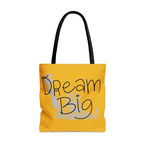 Dream Big Immigrant Tote Bag Statue Of Liberty Nyc Skyline Aop Carry