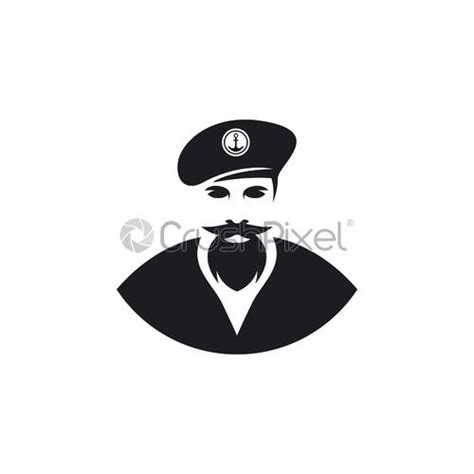 Captain Logo Images Stock Vector Crushpixel