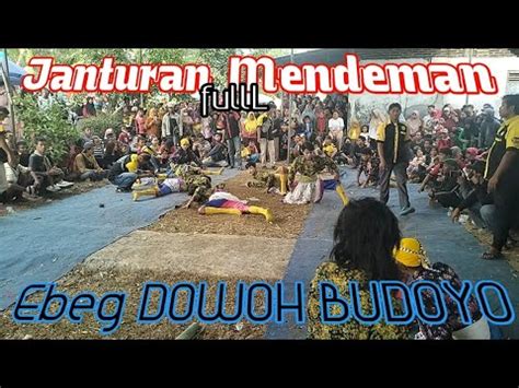 Janturan Mendeman Full Ebeg DOWOH BUDOYO Live Di Pucung Lor ECB