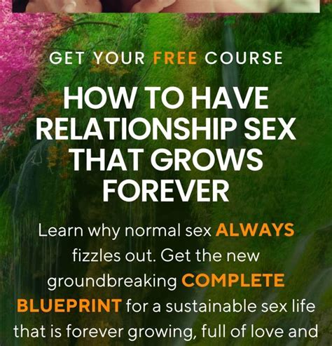 Sustainable Sex Life Webinar Lp