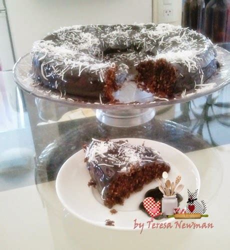 Bolo de chocolate sem trigo da Tia Nini Receitas fáceis por Teresa Newman