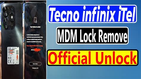 Tecno Infinix ITel MDM Lock Remove Official Unlock YouTube