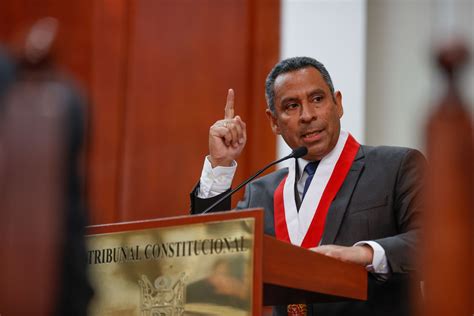 Francisco Morales Jur Como Presidente Del Tribunal Constitucional La