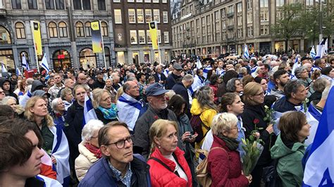 Indrukwekkende manifestatie op de Dam Samen voor Israël