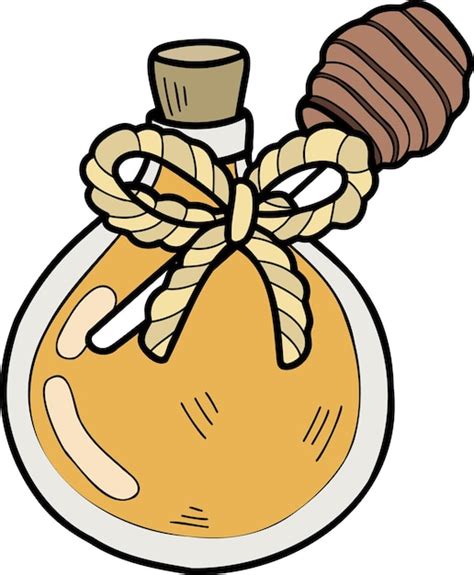 Premium Vector Hand Drawn Honey Jar Illustration