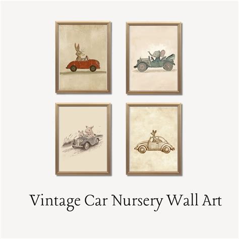 Vintage Car Nursery Etsy