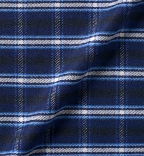 Whitney Navy And Royal Blue Plaid Flannel Shirts By Proper Cloth