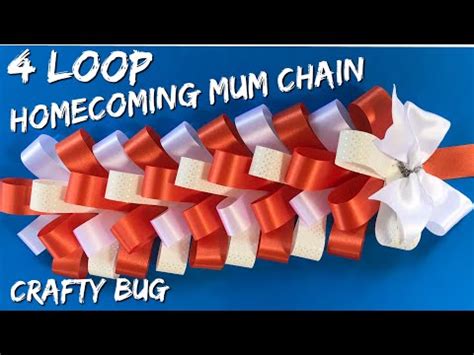 Loop Homecoming Mum Chain Tutorial Homecoming Mum Braids And Chains