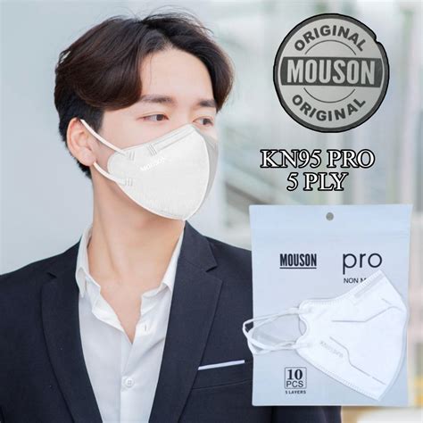 Jual MASKER KN95 PRO MOUSON 5PLY ISI 10 PCS WARNA WARNI DISPOSABLE MASK