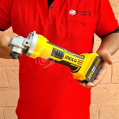 Ingco Cordlessr Li Ion Brushless Angle Grinder Inch V Cagli At