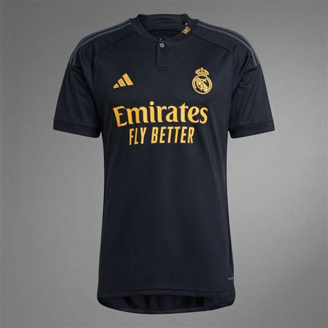 Adidas Maillot Third Real Madrid Noir Adidas Dz