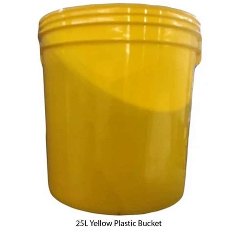 L Yellow Plastic Bucket For Home Size X Inch At Rs In Sandila