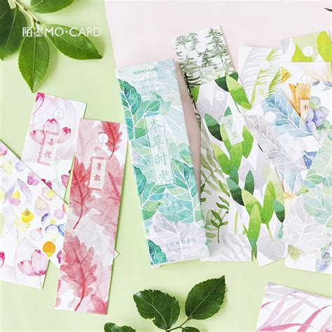 150pcs1 Lot Bookmarks Herbaceous Plant Bookmarks For Bookssharebook