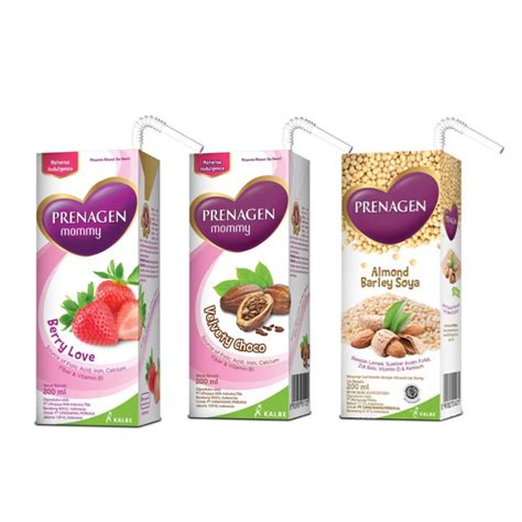 Jual Prenagen Mommy Uht Ml Berry Love Coklat Almond Soya Velvety