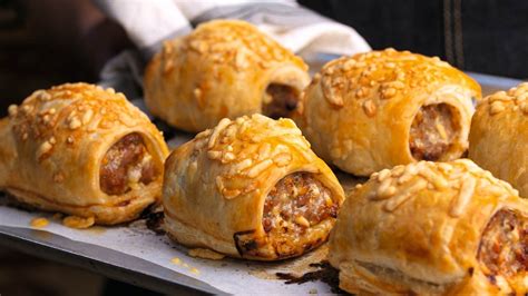 Tom Kerridge S Cheddar Sausage Rolls