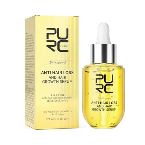 Purc Fast For Men Women Ginger Grow Hair Oil Care Anti Hair Loss Scalp