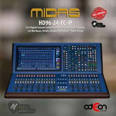 Jual MIDAS Heritage HD96 24 CC IP Mixer Live Digital Console Control