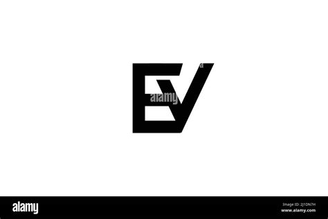 Letras Del Alfabeto Iniciales Monograma Logo EV VE E Y V Imagen