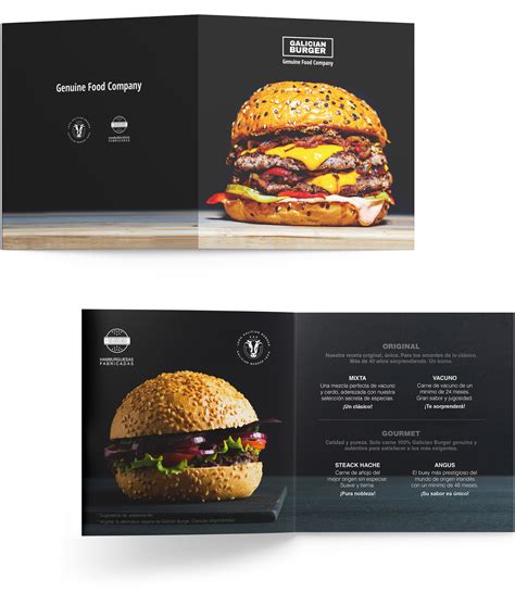 Carta De Galician Burger Y Tarjetas Corporativas Behance