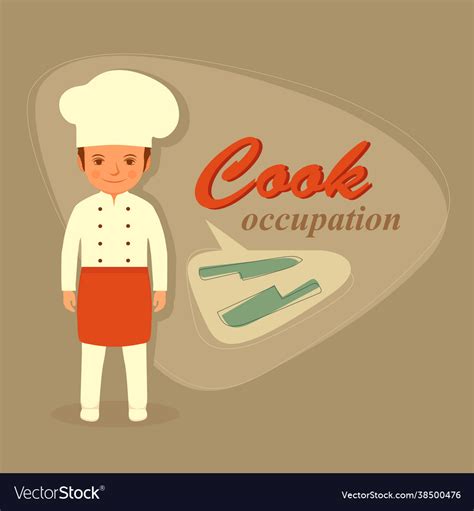 Cartoon Chief Cook Character Royalty Free Vector Image