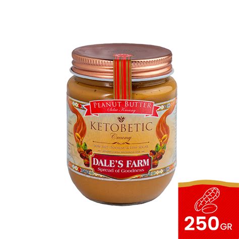 Dales Farm Ketobetic Creamy 250g Peanut Butter DRISHOP