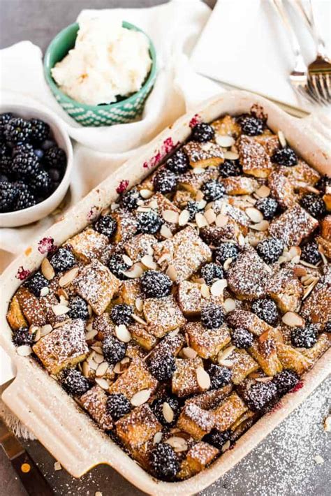 Lemon Blackberry Bread Pudding Reluctant Entertainer