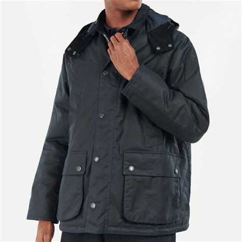 Barbour Winter Bedale Wax Jacket in Blue (Black) for Men | Lyst UK