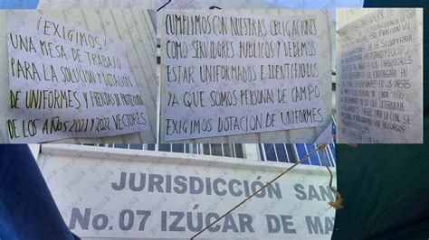 Vectores De La Jurisdicci N De Iz Car Denuncian Que No Los Dotan De