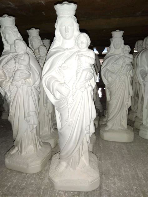 Nossa Senhora Do Ros Rio De Cm Em Gesso Cr No Elo Ateli Rastro