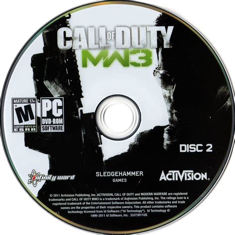 Call Of Duty Modern Warfare 3 Game Labels Call Of Duty Modern