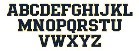 The Font — Michigan | Nike