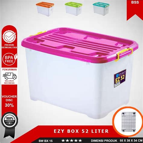 Jual EZY CONTAINER BOX CB 30 45 52 LITER KOTAK TEMPAT PENYIMPANAN