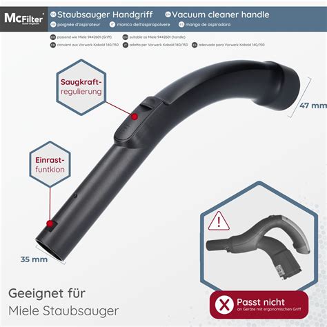 Mcfilter Handgriff Geeignet F R Alle Miele Kaufland De