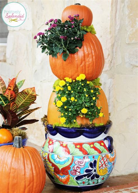 Must See Tips Of How To Make Lovely Pumpkin Planters And Vases Top