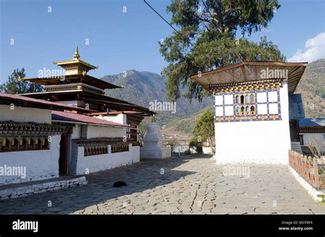 Kyichu Lhakhang Temple Near Paro Bhutan Stock Photo Alamy