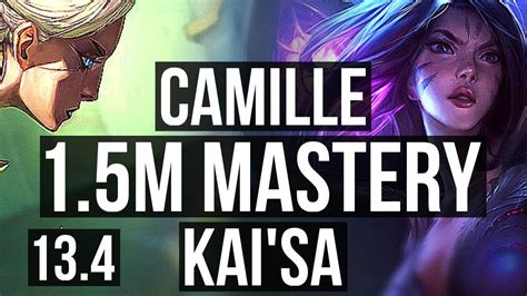 CAMILLE Vs KAI SA TOP 900 Games 1 5M Mastery 5 2 5 KR Master