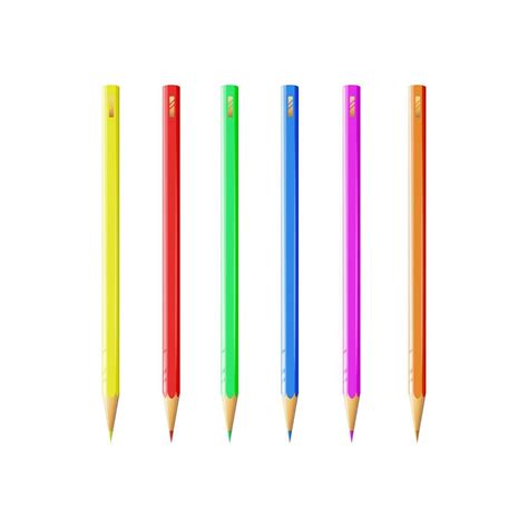 A Set Of Colored Pencils 11539453 Vector Art At Vecteezy