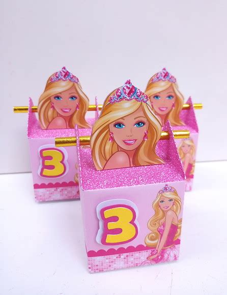 10 Caixa Canudo Barbie Elo7 Produtos Especiais