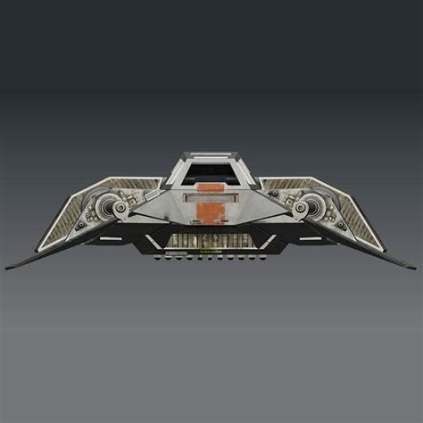 Star Wars T 47 Airspeeder 3d Model