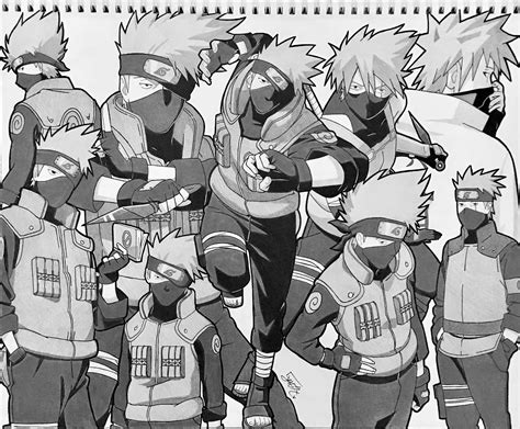 Kakashi Collage By Step On Mee On Deviantart