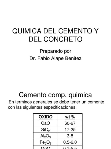 Pdf Quimica Del Cemento Y Del Concreto Dokumen Tips