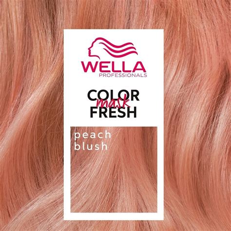 Wella Color Fresh Mask 150 Ml Peach Blush Au Meilleur Prix Sur Idealo Fr