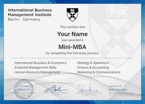 Online Mini-MBA | 6 Business Courses | IBMI