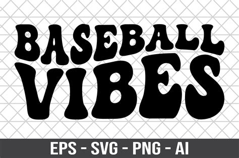 Baseball Vibes Retro SVG Graphic By Craftking Creative Fabrica