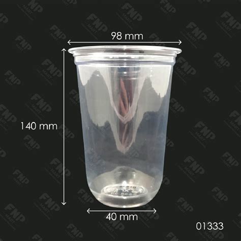 Pet 20oz Cup Clear 98mm 100s Shopee Malaysia